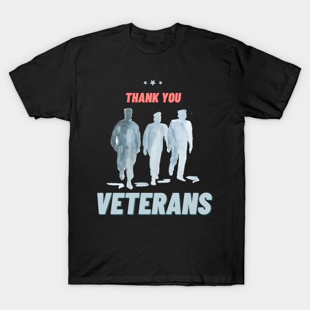 Thank you veterans, Veterans Day Gifts T-Shirt by WhatsDax